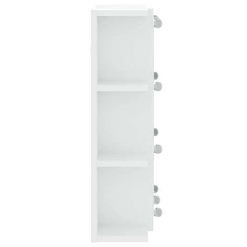 Ormarić s ogledalom i LED svjetlima bijeli 70 x 16,5 x 60 cm - Bijela 1 Cijena