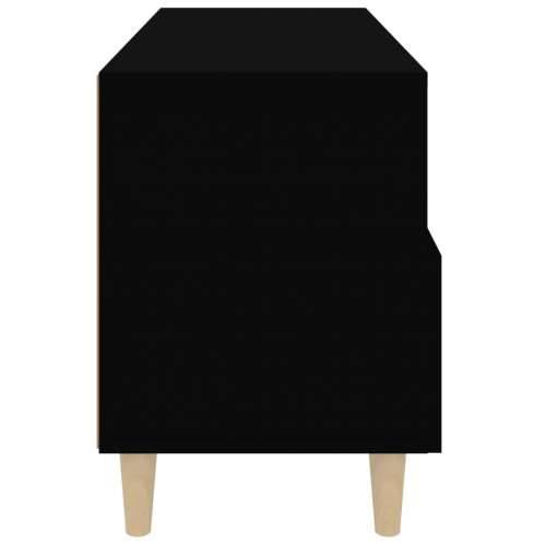 TV ormarić crni 80 x 36 x 50 cm od konstruiranog drva - Crna 1 Cijena