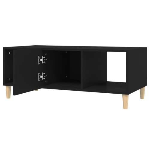 Stolić za kavu crni 102 x 50 x 40 cm od konstruiranog drva - Crna 1 Cijena