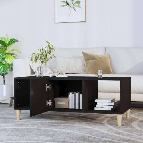 Stolić za kavu crni 102 x 50 x 40 cm od konstruiranog drva - Crna 1 Cijena