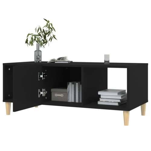 Stolić za kavu crni 102 x 50 x 40 cm od konstruiranog drva - Crna 1 Cijena
