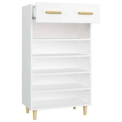 Ormarić za cipele bijeli 60 x 35 x 105 cm od konstruiranog drva - Bijela 1 Cijena
