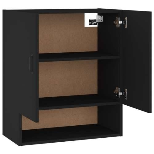 Zidni ormarić crni 60 x 31 x 70 cm od konstruiranog drva - Crna 1 Cijena