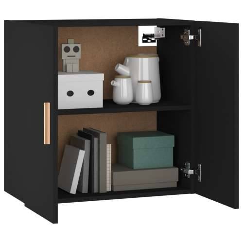 Zidni ormarić crni 60 x 30 x 60 cm od konstruiranog drva - Crna 1 Cijena