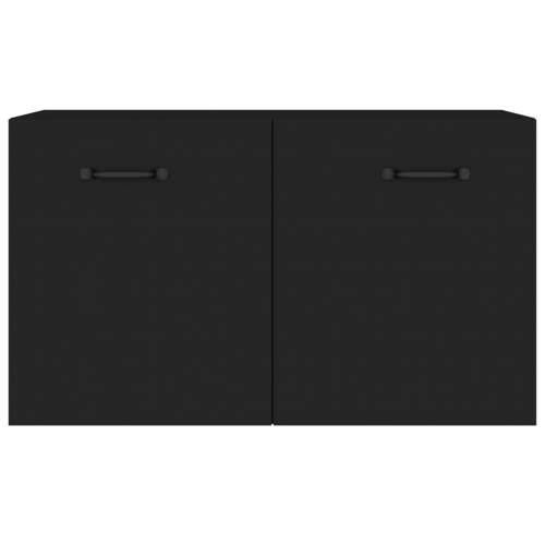 Zidni ormarić crni 60 x 36,5 x 35 cm od konstruiranog drva - Crna 1 Cijena