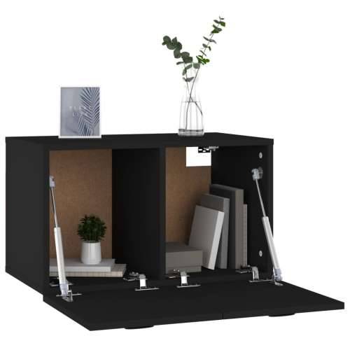 Zidni ormarić crni 60 x 36,5 x 35 cm od konstruiranog drva - Crna 1 Cijena