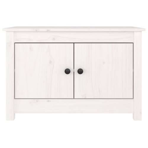 Ormarić za cipele bijeli 70 x 38 x 45,5 cm od masivne borovine - Bijela 1 Cijena