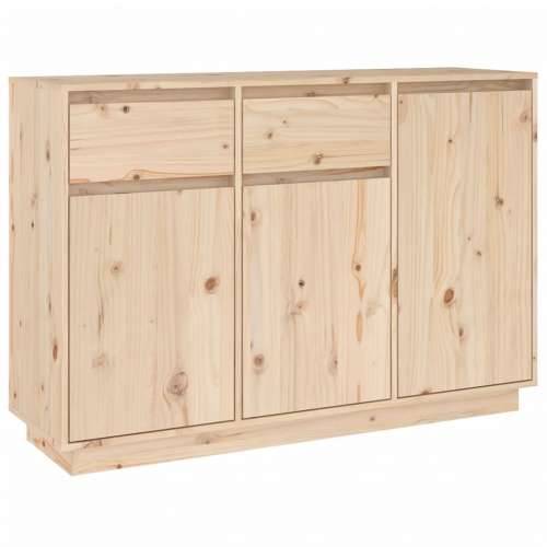 Komoda 110 x 34 x 75 cm od masivne borovine - Prirodna 1 Cijena