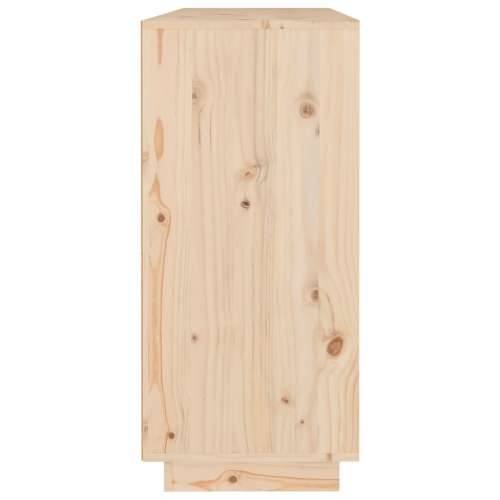 Komoda 110 x 34 x 75 cm od masivne borovine - Prirodna 1 Cijena