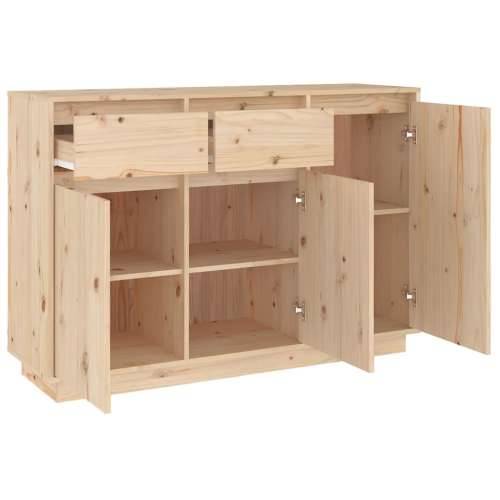Komoda 110 x 34 x 75 cm od masivne borovine - Prirodna 1 Cijena