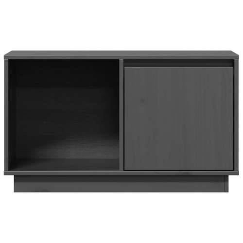 TV ormarić sivi 74 x 35 x 44 cm od masivne borovine - Siva 1 Cijena