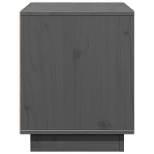 TV ormarić sivi 74 x 35 x 44 cm od masivne borovine - Siva 1 Cijena