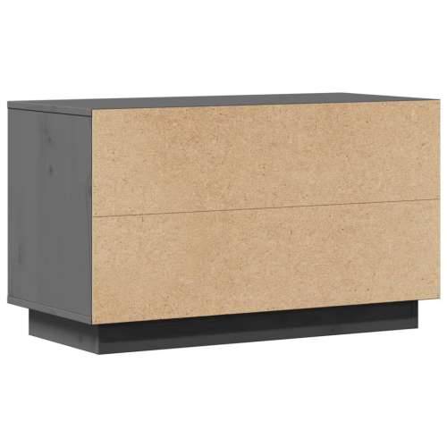 TV ormarić sivi 74 x 35 x 44 cm od masivne borovine - Siva 1 Cijena