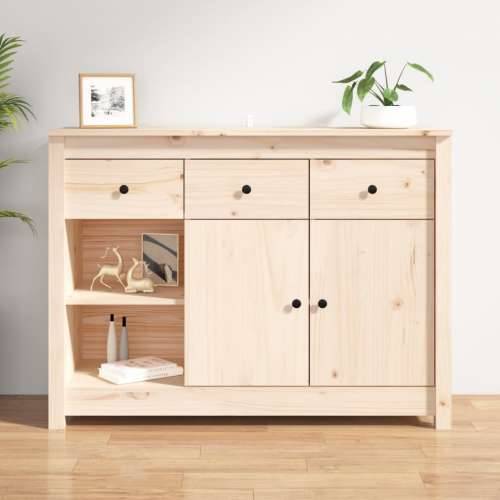 Komoda 100 x 35 x 74 cm od masivne borovine - Prirodna 1 Cijena