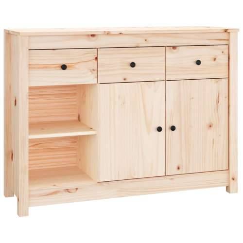 Komoda 100 x 35 x 74 cm od masivne borovine - Prirodna 1 Cijena
