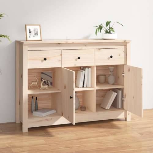 Komoda 100 x 35 x 74 cm od masivne borovine - Prirodna 1 Cijena