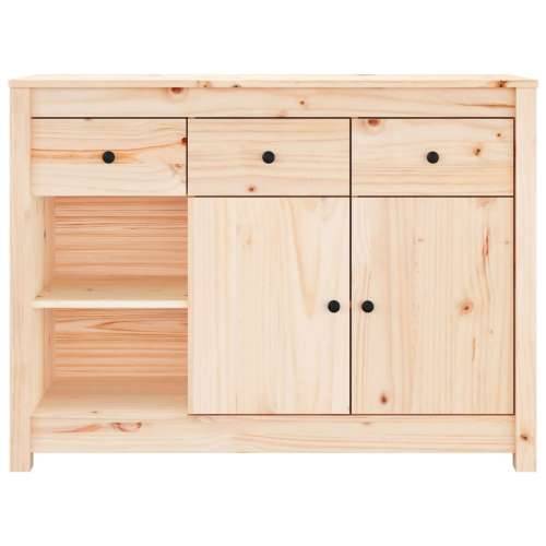 Komoda 100 x 35 x 74 cm od masivne borovine - Prirodna 1 Cijena