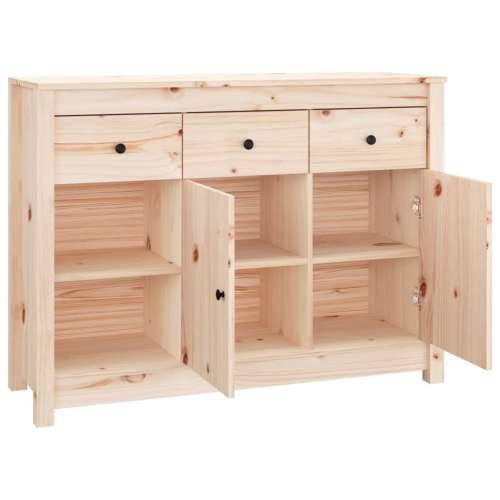 Komoda 100 x 35 x 74 cm od masivne borovine - Prirodna 1 Cijena