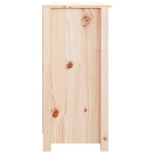 Komoda 100 x 35 x 74 cm od masivne borovine - Prirodna 1 Cijena