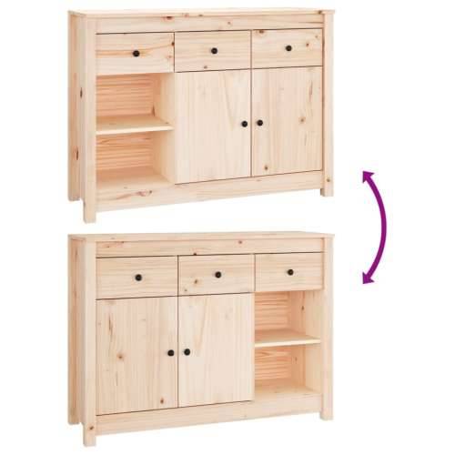Komoda 100 x 35 x 74 cm od masivne borovine - Prirodna 1 Cijena