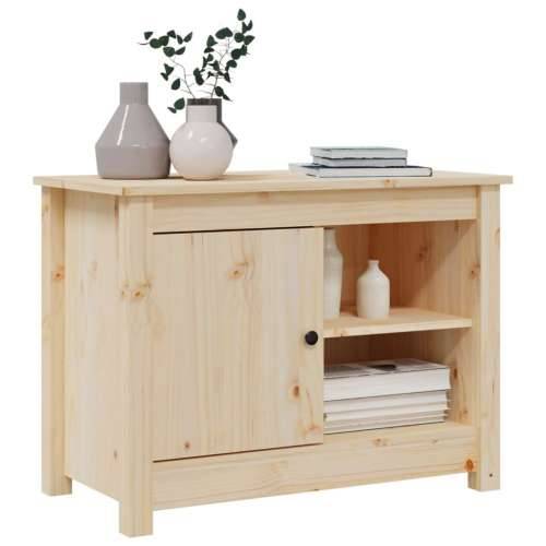 TV ormarić 70 x 36,5 x 52 cm od masivne borovine - Prirodna 1 Cijena
