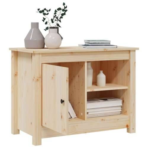 TV ormarić 70 x 36,5 x 52 cm od masivne borovine - Prirodna 1 Cijena
