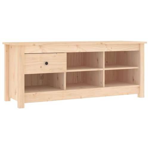 Ormarić za cipele 110 x 38 x 45,5 cm od masivne borovine - Prirodna 1 Cijena