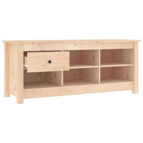 Ormarić za cipele 110 x 38 x 45,5 cm od masivne borovine - Prirodna 1 Cijena