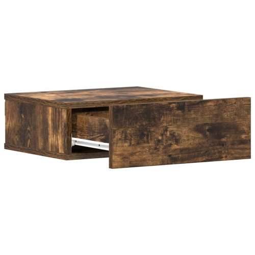 Viseći noćni ormarići 2 kom boja hrasta 40 x 30 x 15 cm drveni - Dimljeni hrast 2 Cijena