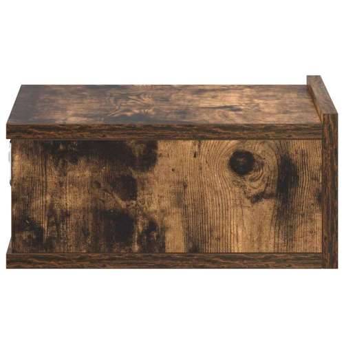 Viseći noćni ormarići 2 kom boja hrasta 40 x 30 x 15 cm drveni - Dimljeni hrast 2 Cijena