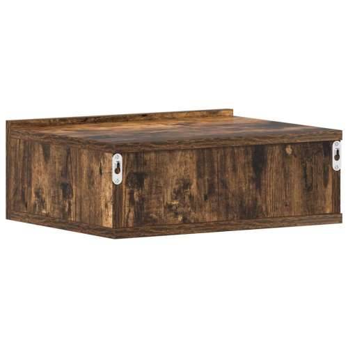 Viseći noćni ormarići 2 kom boja hrasta 40 x 30 x 15 cm drveni - Dimljeni hrast 2 Cijena