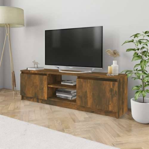 TV ormarić dimljeni hrast 120 x 30 x 35,5 cm konstruirano drvo - Dimljeni hrast 1 Cijena