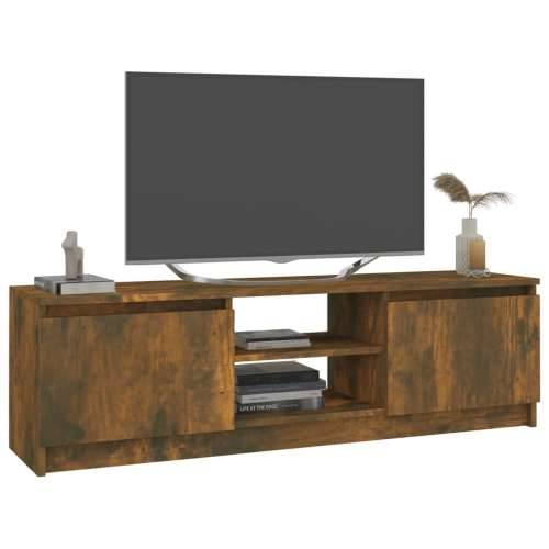 TV ormarić dimljeni hrast 120 x 30 x 35,5 cm konstruirano drvo - Dimljeni hrast 1 Cijena