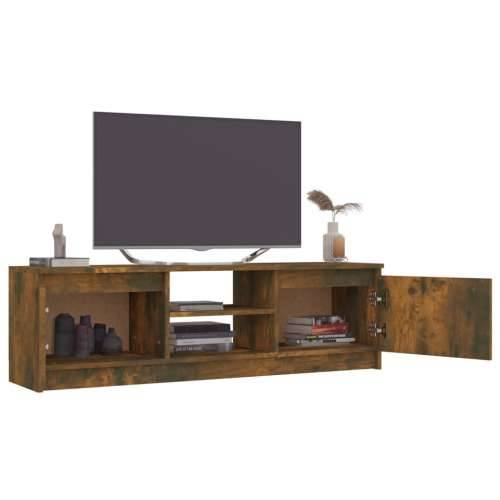 TV ormarić dimljeni hrast 120 x 30 x 35,5 cm konstruirano drvo - Dimljeni hrast 1 Cijena
