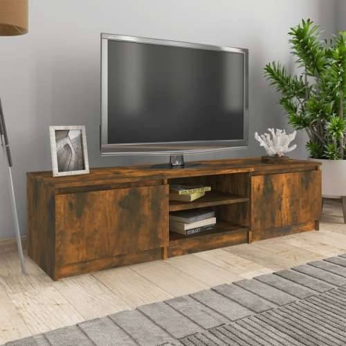 TV ormarić dimljeni hrast 140 x 40 x 35,5 cm konstruirano drvo - Dimljeni hrast 1 Cijena