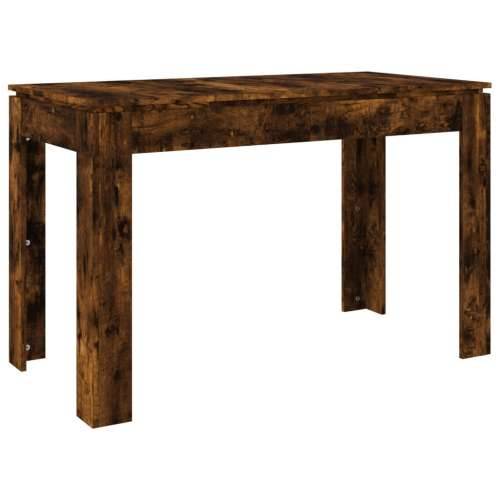 Blagovaonski stol boja dimljenog hrasta 120 x 60 x 76 cm drveni Cijena