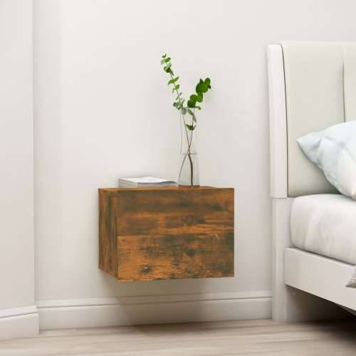Noćni ormarići 2 kom dimljeni hrast 40 x 30 x 30 cm drveni - Dimljeni hrast 2 Cijena