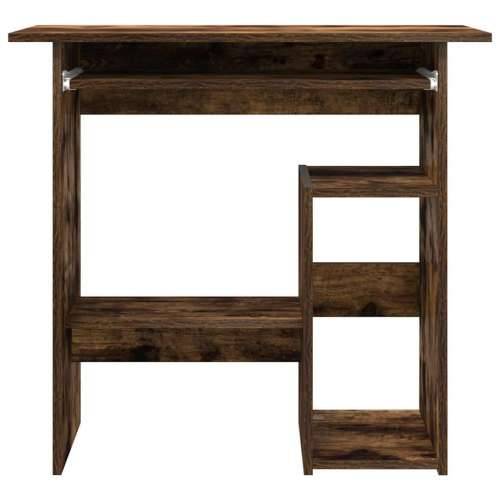 Radni stol boja dimljenog hrasta 80x45x74 cm konstruirano drvo - Dimljeni hrast Cijena