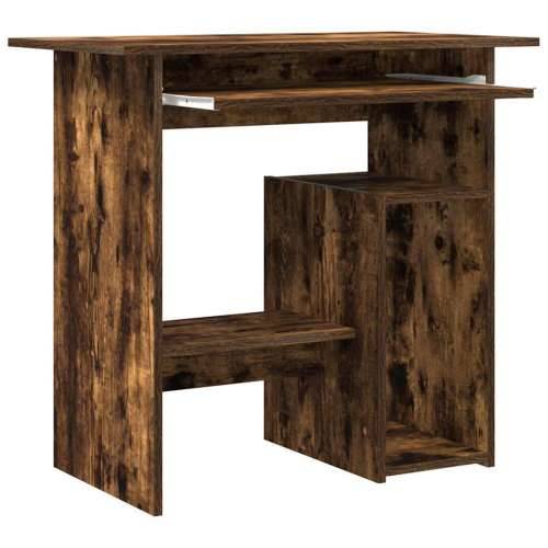 Radni stol boja dimljenog hrasta 80x45x74 cm konstruirano drvo - Dimljeni hrast Cijena