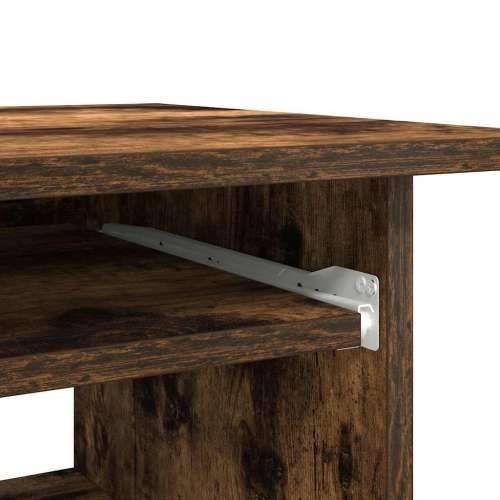 Radni stol boja dimljenog hrasta 80x45x74 cm konstruirano drvo - Dimljeni hrast Cijena