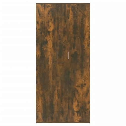 Ormarić za cipele dimljeni hrast 80x39x178 cm konstruirano drvo - Dimljeni hrast 1 Cijena