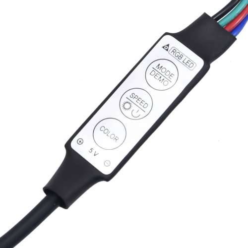 TV ormarić s LED svjetlima boja dimljenog hrasta 120x35x40 cm - Dimljeni hrast 1 Cijena