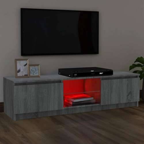 TV ormarić s LED svjetlima boja hrasta sonome 120x30x36 cm - Sivi hrast sonoma 120 x 30 x 36 cm 1 Cijena