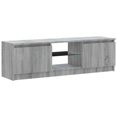 TV ormarić s LED svjetlima boja hrasta sonome 120x30x36 cm - Sivi hrast sonoma 120 x 30 x 36 cm 1 Cijena
