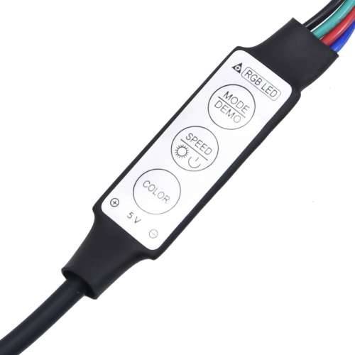 TV ormarić s LED svjetlima boja dimljenog hrasta 160x35x40 cm - Dimljeni hrast 1 Cijena