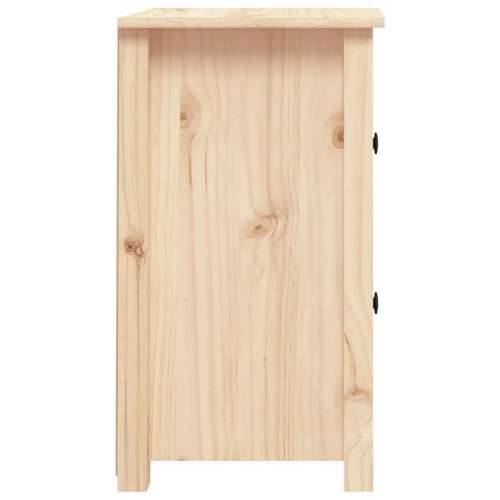 Noćni ormarić 40 x 35 x 61,5 cm od masivne borovine - Prirodna 1 Cijena