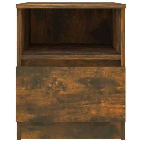 Noćni ormarić dimljeni hrast 40 x 40 x 50 cm konstruirano drvo - Dimljeni hrast 1 Cijena