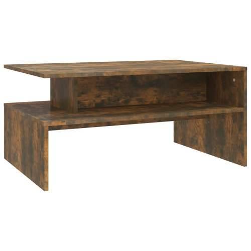 Stolić za kavu boja hrasta 90 x 60 x 42,5 cm konstruirano drvo - Dimljeni hrast 1 Cijena