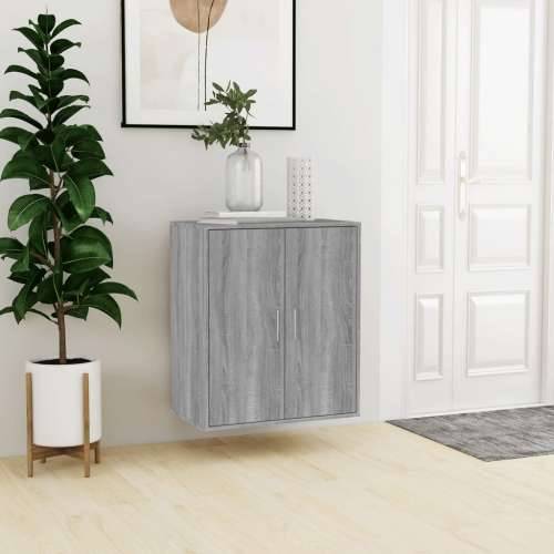 Ormarić za cipele sivi hrast 60 x 35 x 70 cm konstruirano drvo - Sivi hrast sonoma 60 x 35 x 70 cm 1 shoe cabinet with door Cijena