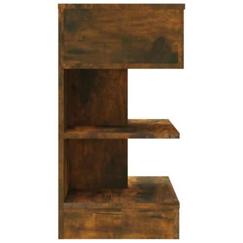 Noćni ormarić dimljeni hrast 40 x 35 x 65 cm konstruirano drvo - Dimljeni hrast 1 Cijena